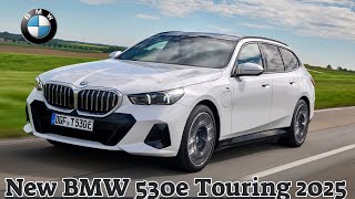 BMW 3-Series Gets More Power And Updated Looks. New BMW 530e Touring 2025