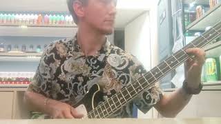Janeiro - Work (Raw Left Handed No Sound Bass Guitar Improvisation)