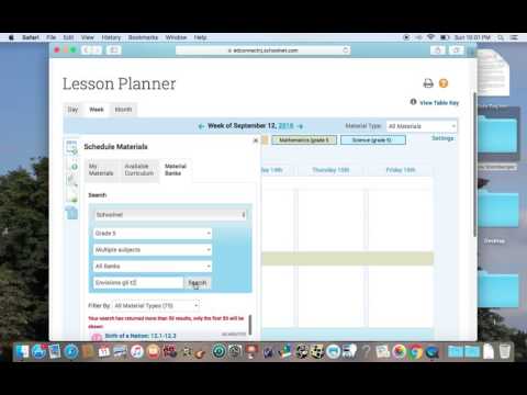 How to Schedule edconnectnj Lesson Plans