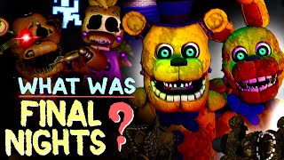 What was FINAL NIGHTS? - The FNAF Fangame That Was REJECTED - Retrospective