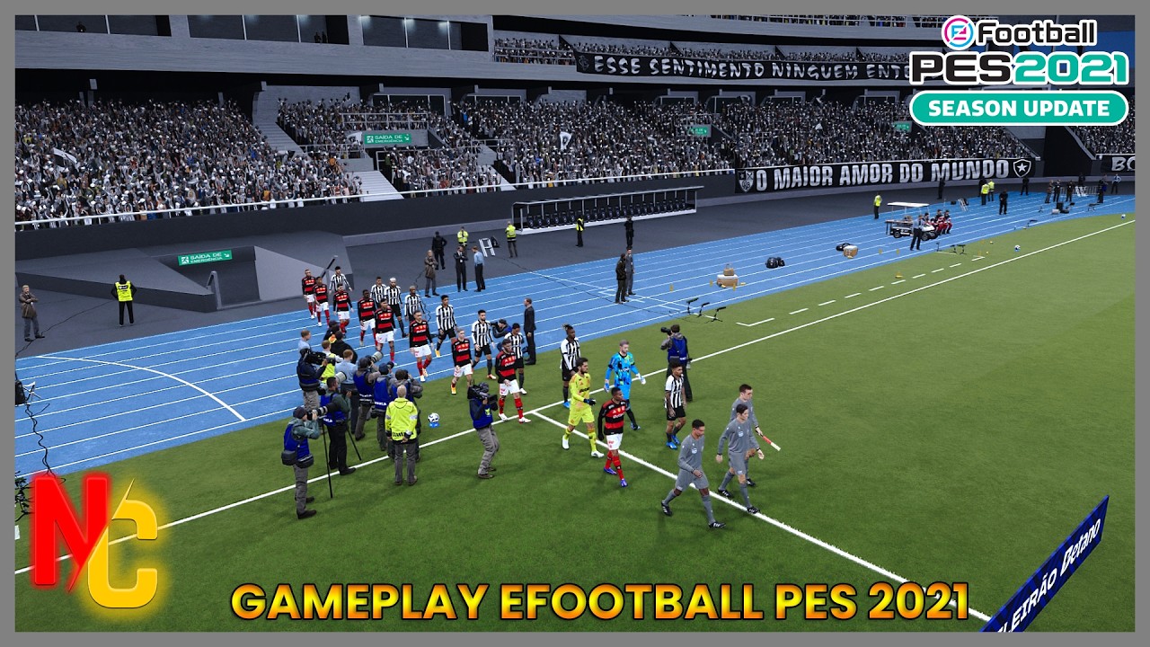 BOTAFOGO x FLAMENGO | Brasileirão Série A 2026 ⚽ Gameplay Efootball PES 2021