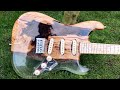 Making A Custom Stratocaster With Epoxy and Olive Wood