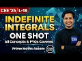 Indefinite Integrals in One Shot | L-18 | Assam CEE 2026 Crash Course | Prime Maths Assam