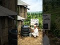 🔥 पुराने टायर से पानी का टैंक! 💧 बारिश का पानी बचाने का गजब देसी जुगाड़ 😱 #shorts #desijugaad#ai