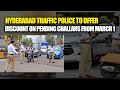 Hyderabad Traffic Police to Discount Pending Challans from March 1 🚦