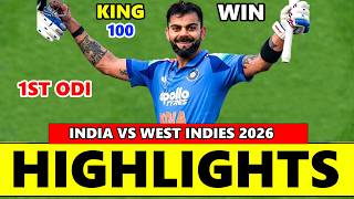India vs West Indies 1st ODI Highlights 2026 | IND VS WI