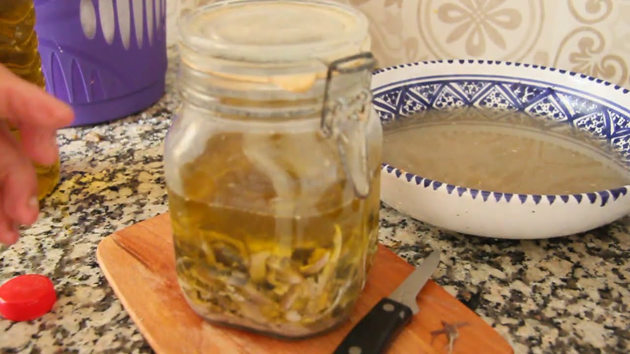 Alici sott'olio fatte in casa