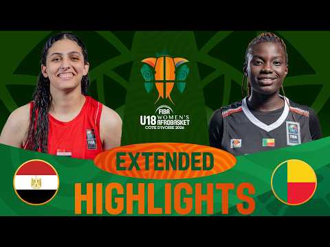 Egypt 🇪🇬 v Benin 🇧🇯 | Extended Highlights | FIBA U18 Women's AfroBasket 2026