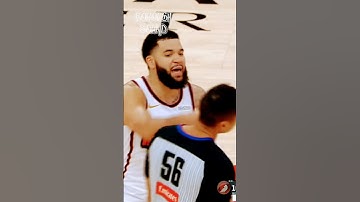Van Vleet gets ejected after poking a ref  😭👀🏀 “you a *****” #explore #toronto #nba #viral