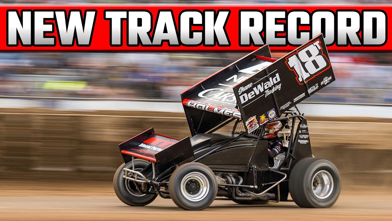 We Set A New Track Record At Douglas County Dirt Track! YouTube