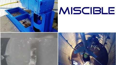 MISCIBLE AGITATOR DESIGN STANDARD