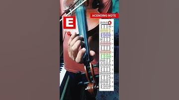 E Major Scale Violin || 1 OCTAVE || Easy Tutorial || #violintutorial || #Emajor #easyviolin #Escale
