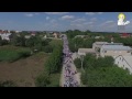 Крестный ход из Каменец Подольского в Почаев   2016  Начало  Виды с воздуха