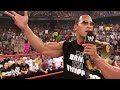 The rock gets interrupted by latino heat eddie guerrero  monday night raw