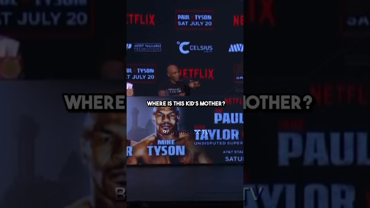 Kayo Martin interrupts Mike Tyson & Jake Paul press conference 