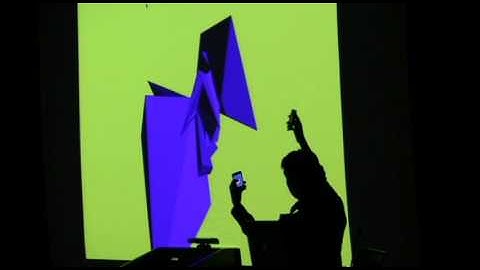 OSC controlled HTML5 Visual