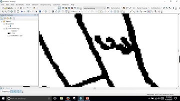 Automatic Digitization of a map using ArcMAP.(ArcGIS)