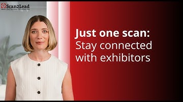 Just one scan: Stay connected with exhibitors