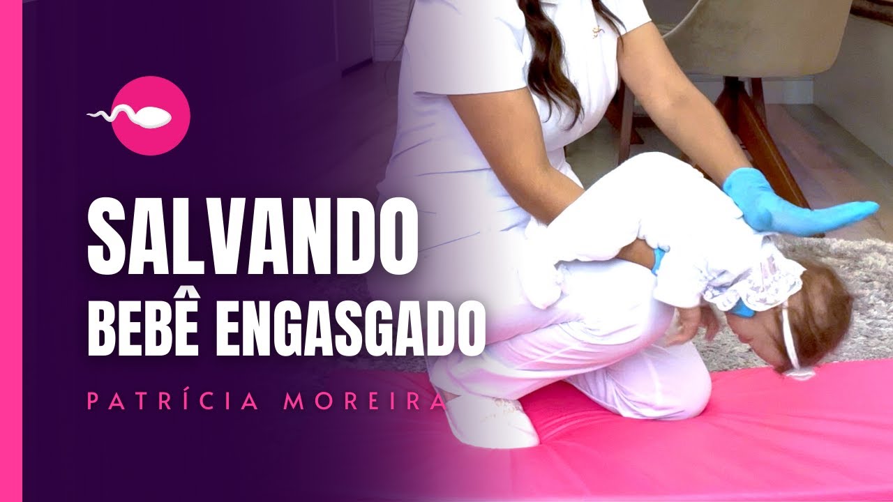BEBÊ ENGASGADO OU AFOGADO COM O LEITE, o que fazer? Manobra de PRIMEIROS SOCORROS