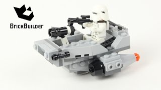 Lego Star Wars 75126 First Order Snowspeeder - Lego Speed Build