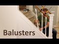 Stair Baluster Installation with Wooden Spindles