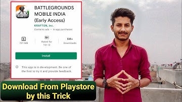 BGMI Download From Play Store by Easy Trick | PlayStore से Battleground Mobile India Download करे