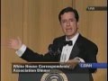 Stephen colbert roasts bush at 2006 white house correspondents dinner