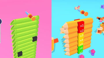 Stack Cutter all Gameplay android iOS mobile new levels Walkthrough