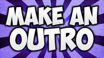 How To Make An Outro For Your YouTube Videos Using Photoshop 2015/2016