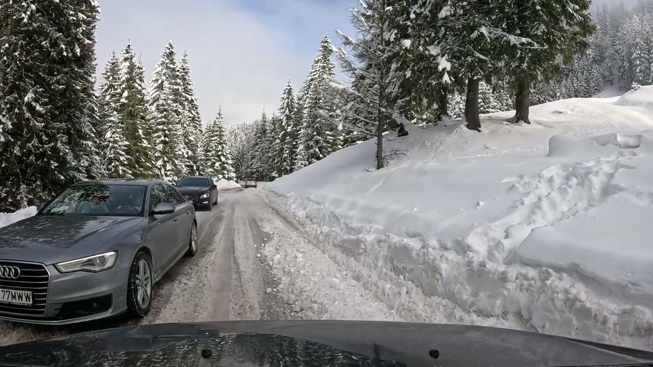 Pe Curbă - județul Dâmbovița-TransBucegi - peisaj mirific - iarna - Peugeot 308 SW-22 Februarie 2026