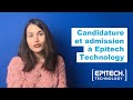 Candidature et admission  epitech technology