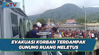 Warga Tagulandang Mengungsi ke Manado, Gunakan Kapal TNI AL - BIP 02/05