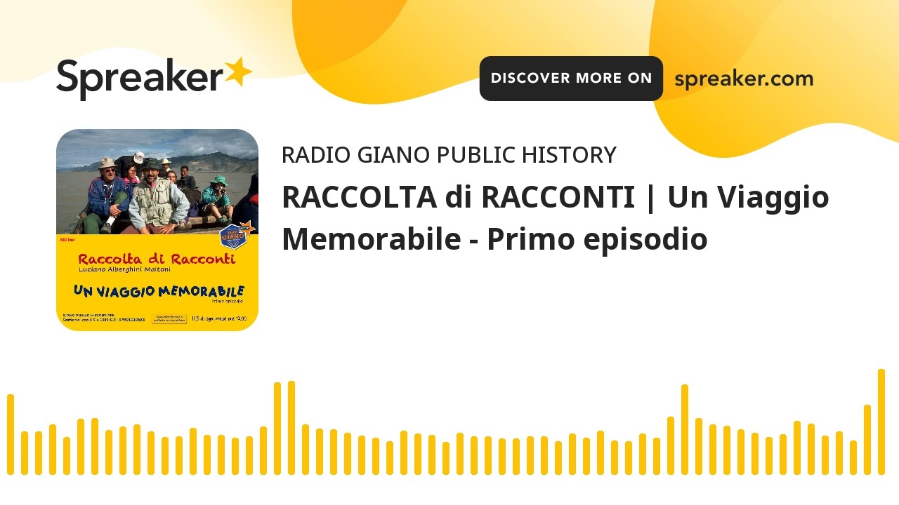 RACCOLTA di RACCONTI | Un Viaggio Memorabile – Primo episodio