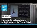 Huelga en la Torre Eiffel obligó a cerrar el monumento en el centenario de la muerte de su creador