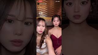 【キャバ嬢】左の子丸見え