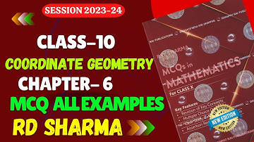 RD Sharma MCQs Examples Solutions Class 10 Chapter 6 Coordinate Geometry Multiple Choice Questions
