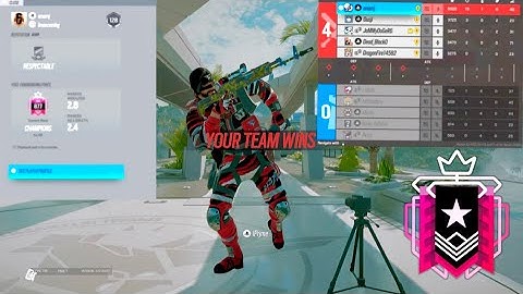 HITTING CHAMPION IN 3 DAYS WITH A 2.4KD & 46 GAMES IN OPERATION COMMANDING FORCE - RAINBOW SIX SIEGE