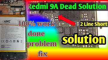 Redmi 9a dead solution with 4 step 100% work done #bodertechnic #divicecare