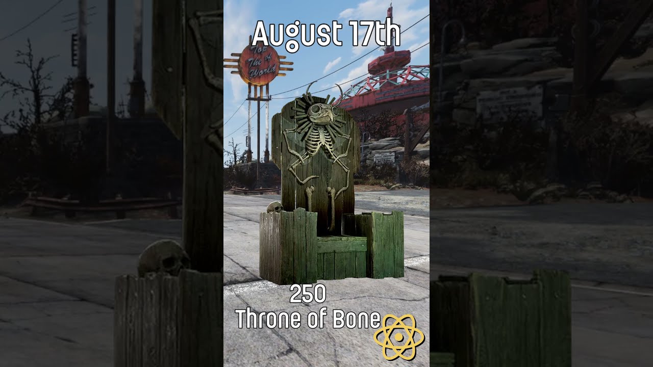 This Week’s Atomic Shop Limited Time Offers In Fallout 76