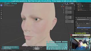 Экспериментируем в Blender. Госпожа Президент. Фристайл-скульпт №204 screenshot 5