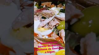 #ensalada de #bonito de #burela #anchoas de #santoña e #higos