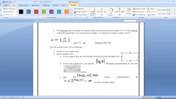 Unary Code and Golomb Code