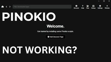 Pinokio Not Working? Pinokio Blank Screen?