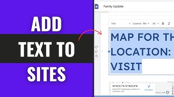 How To Add Text in Google Sites Website (Step By Step)