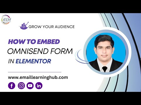 How|to Embed|OmniSend Form| in Elementor | OmniSend Tutorial |