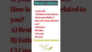 Blood relation problem#mental ability#math#shorts#education#tet#tait##shorts#mathtrick