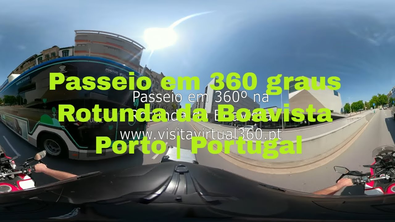 Volta a Rotunda da Boavista em 360º | Porto | Portugal