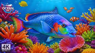 4K Underwater Paradise 🐠 Relaxing Ocean Music & Colorful Reef Aquarium screenshot 5