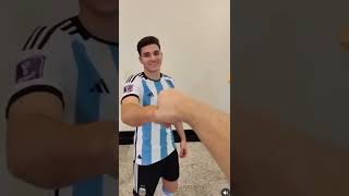 SALUDANDO A MESSI Y A LA SELECCIÓN ARGENTINA