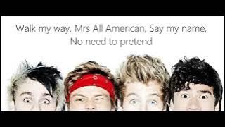 Mrs All American - 5SOS (Lyrics)